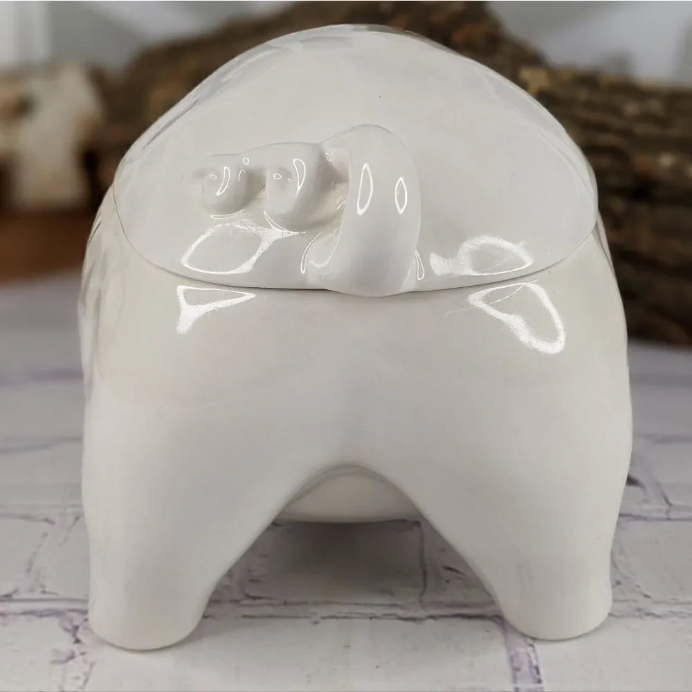 Rae Dunn OINK Ceramic Pig Cookie Jar Canister